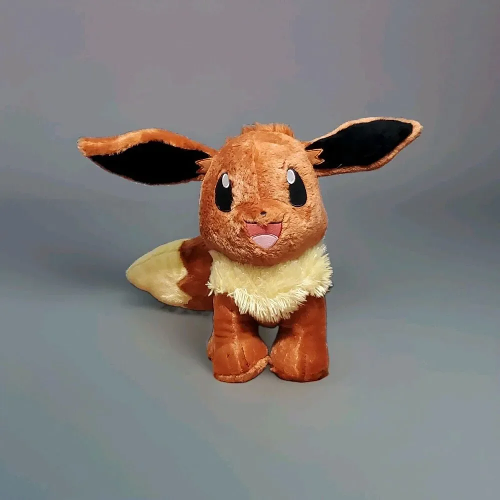 Build A Bear Pokemon Eevee Plush Stuffed Animal W/Sound Needs New Battery 2017